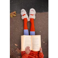 Sproet & Sprout Tights colourblock lavender