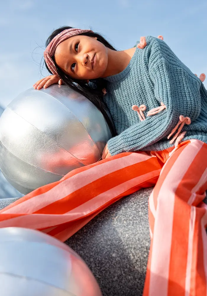 Sproet & Sprout Flare denim stripes Grenadine