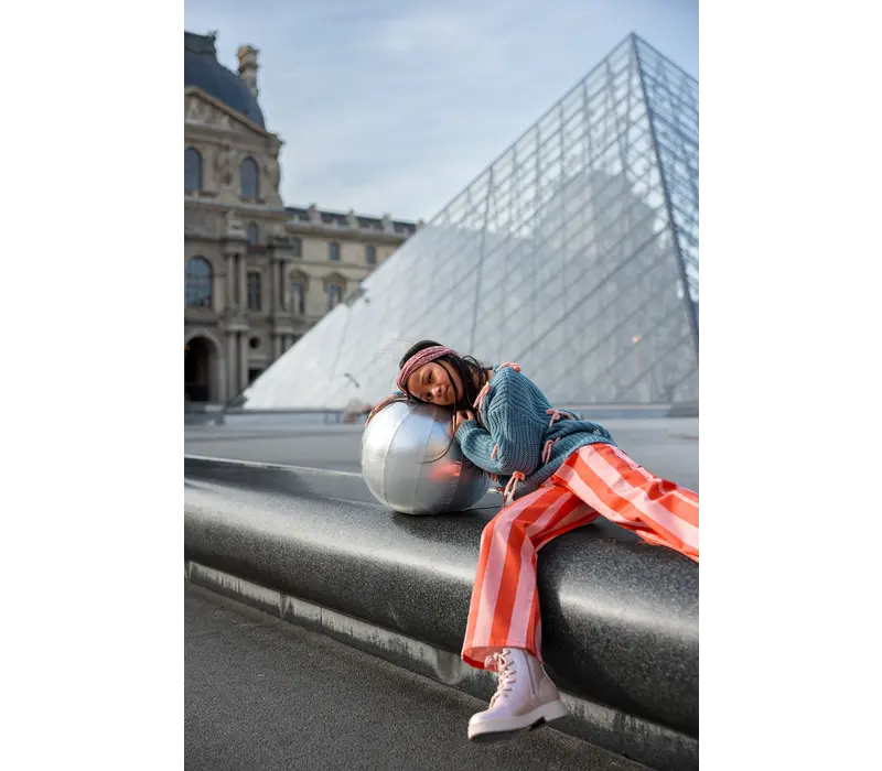 Sproet & Sprout Girls sweater bows  Shady green