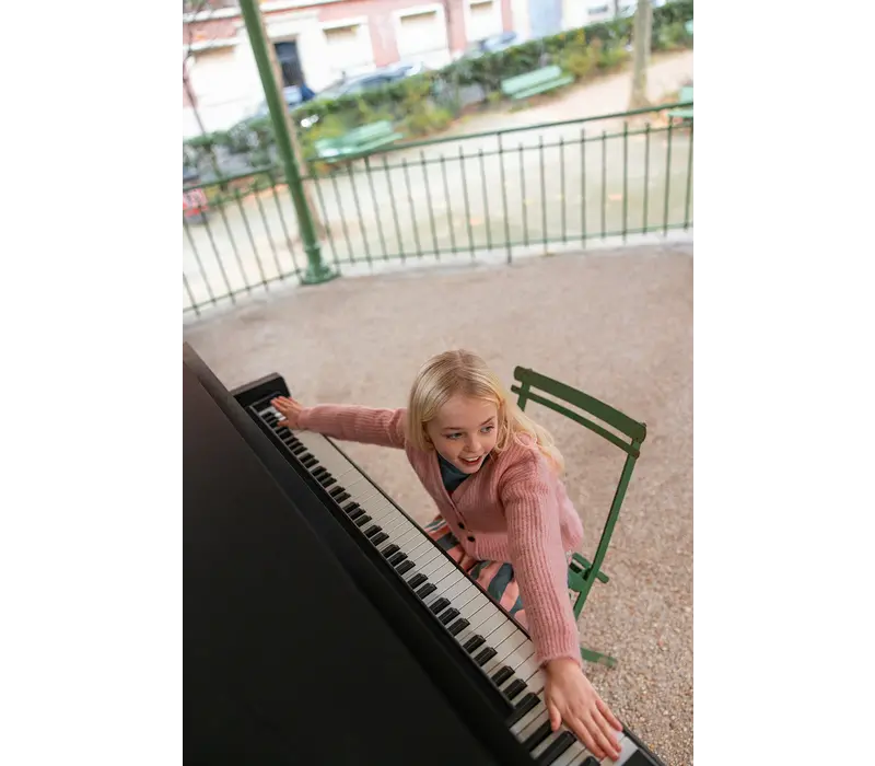 Sproet & Sprout Girls sweaters & vestens bows Peach parfait