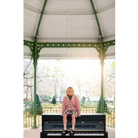 Sproet & Sprout Girls sweaters & vestens bows Peach parfait