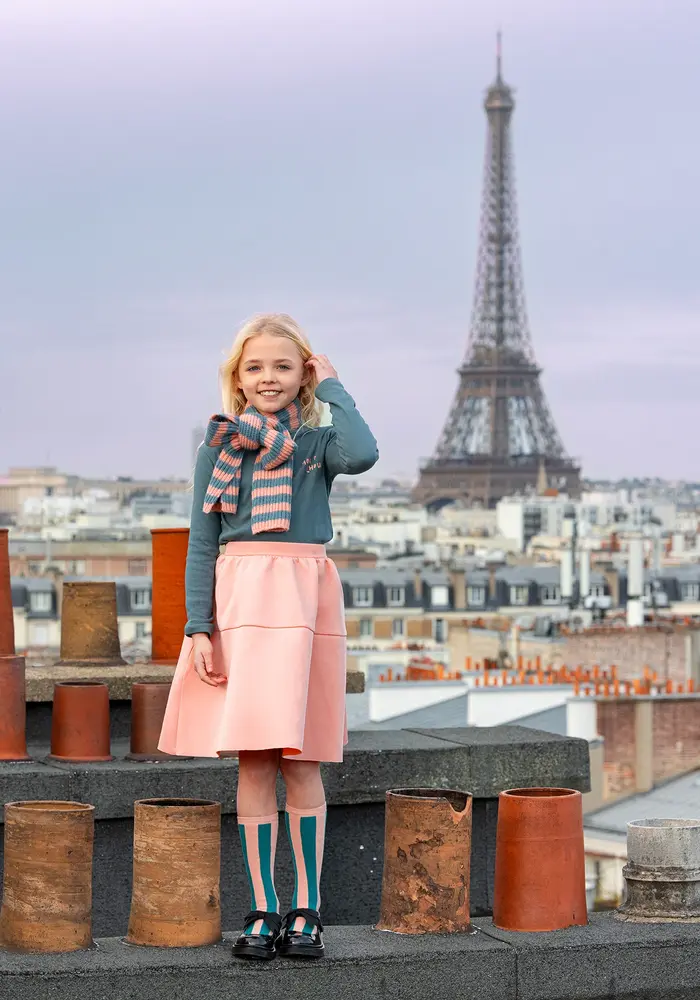 Sproet & Sprout Turtle neck chou chou Shady green