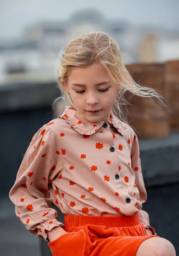 Sproet & Sprout Skirt heart pockets  Grenadine