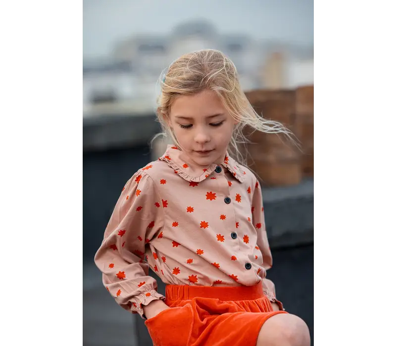 Sproet & Sprout Skirt heart pockets  Grenadine