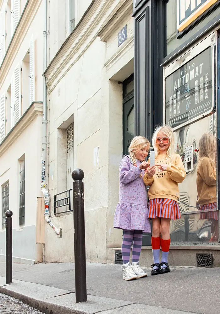 Sproet & Sprout Socks colourblock grenadine