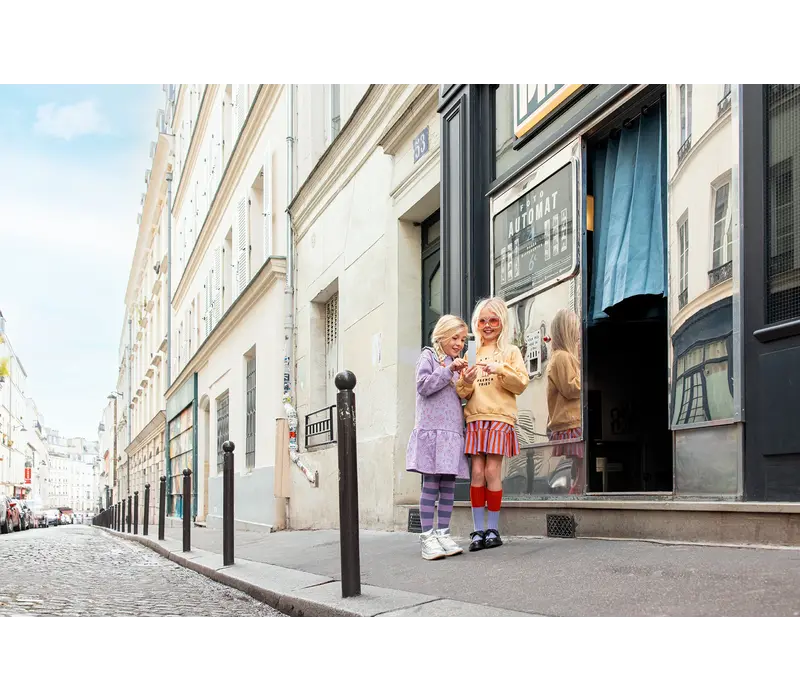 Sproet & Sprout Socks colourblock grenadine