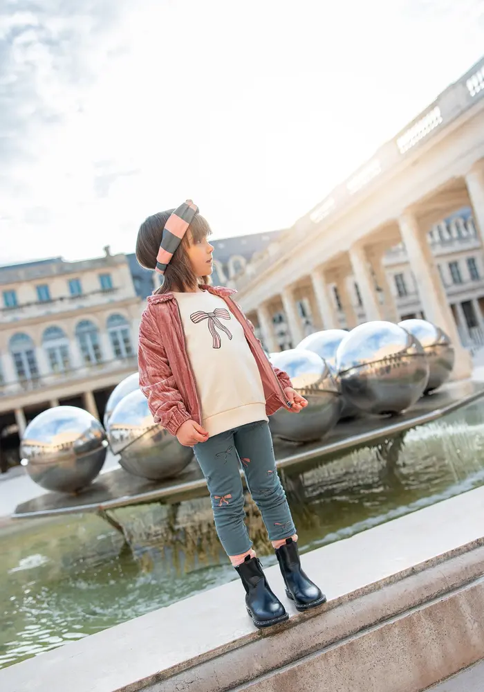 Sproet & Sprout Sweatshirt bow  Ivory