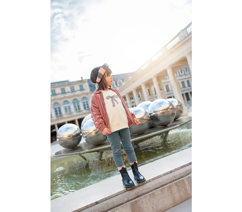 Sproet & Sprout Sweatshirt bow  Ivory