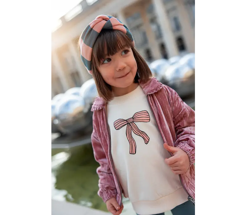 Sproet & Sprout Sweatshirt bow  Ivory