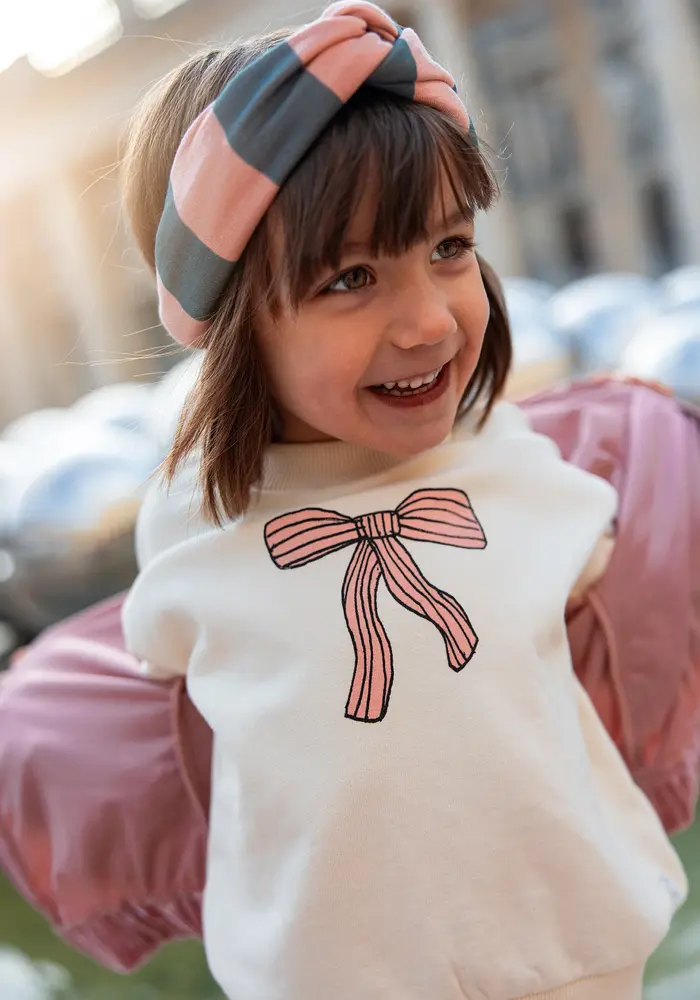 Sproet & Sprout Sweatshirt bow  Ivory