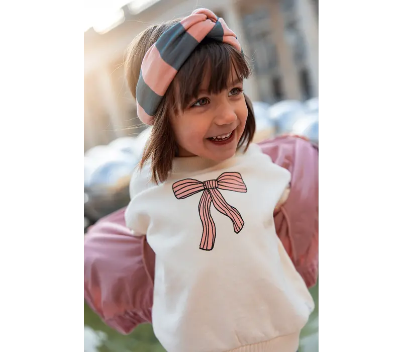 Sproet & Sprout Sweatshirt bow  Ivory