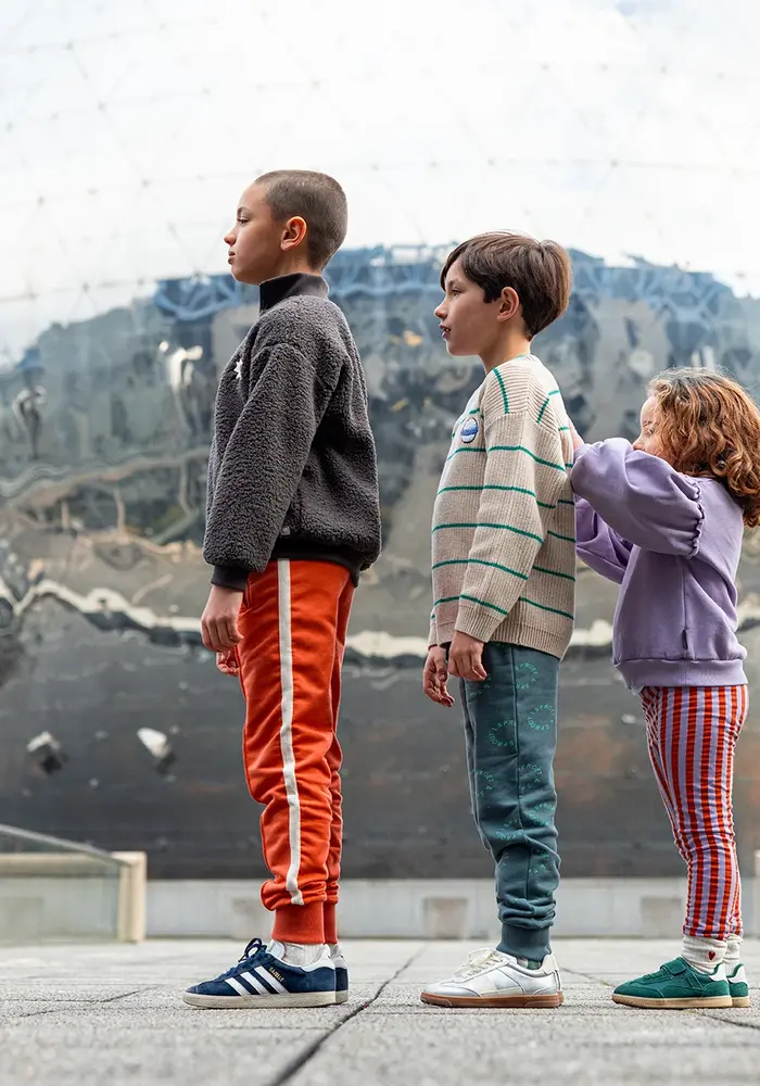 Sproet & Sprout Sweatshirt puff sleeves heart Lavender