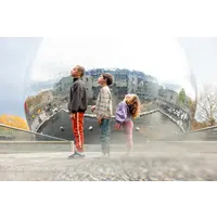 Sproet & Sprout Sweatshirt puff sleeves heart Lavender