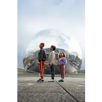 Sproet & Sprout Sweatshirt puff sleeves heart Lavender