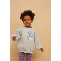 Sproet & Sprout Sweatshirt space cat Grey melee