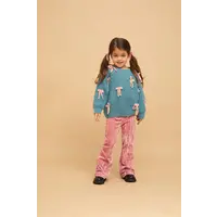 Sproet & Sprout Girls sweater bows  Shady green