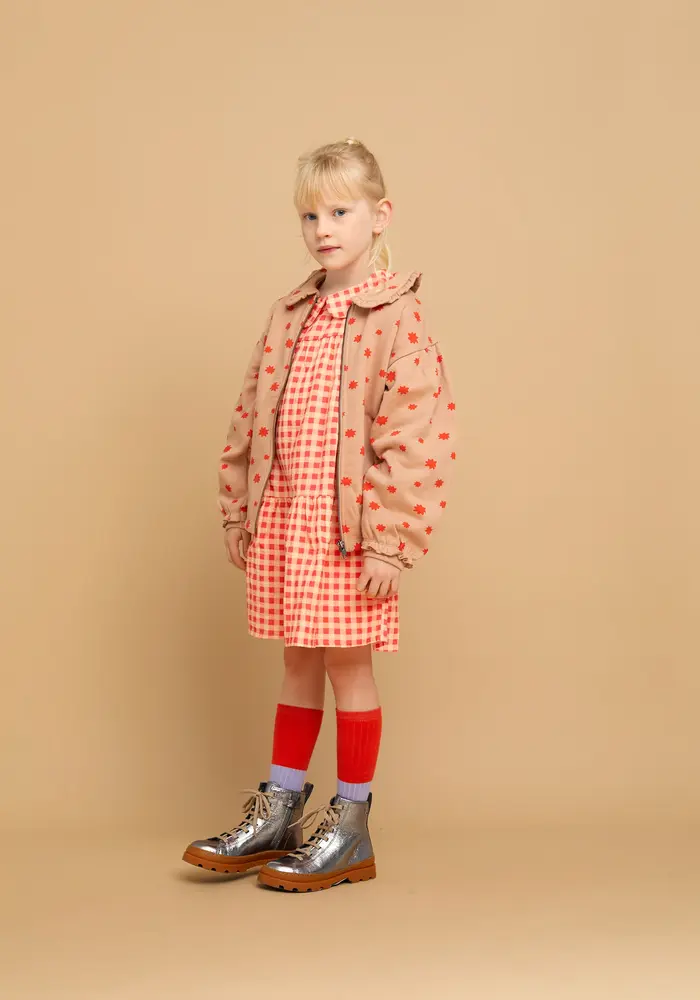 Sproet & Sprout Socks colourblock grenadine