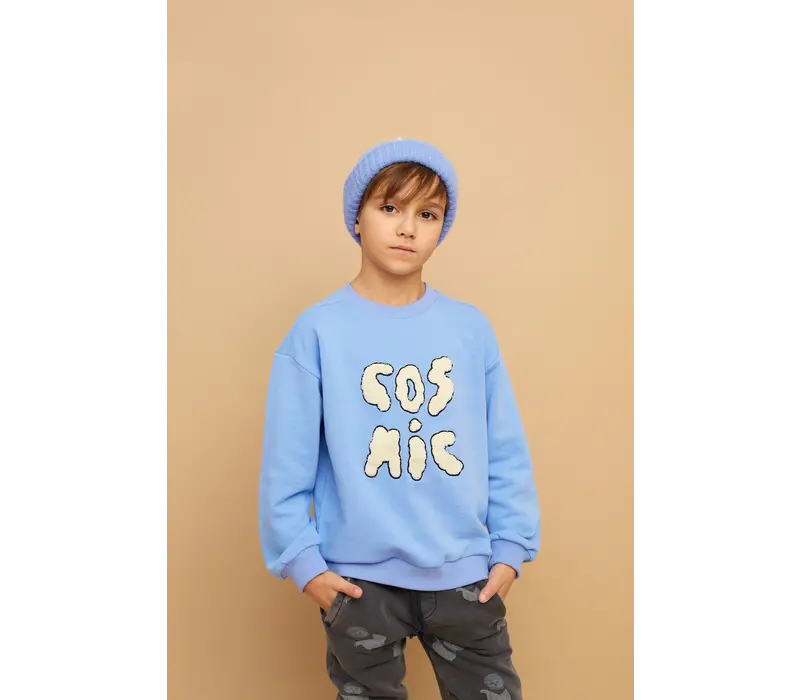 Sproet & Sprout Sweatpants space cat print  Washed black