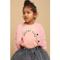 Sproet & Sprout Girls sweaters & vestens bows Peach parfait