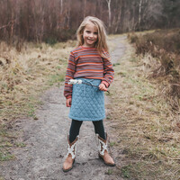 Your Wishes Quilted Denim | Skirt Quilted Denim