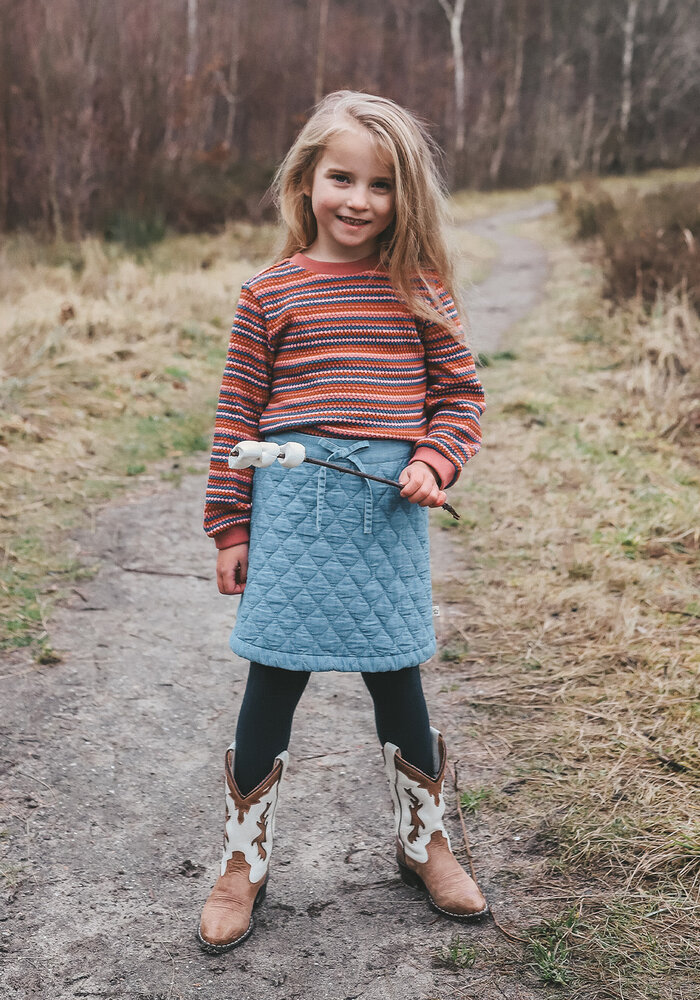 Your Wishes Quilted Denim | Skirt Quilted Denim