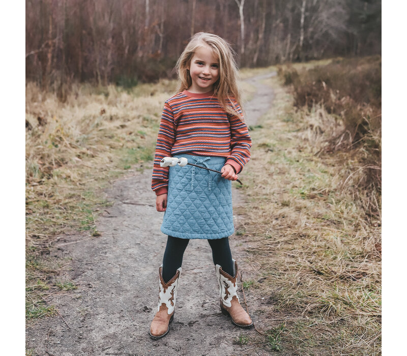 Your Wishes Quilted Denim | Skirt Quilted Denim