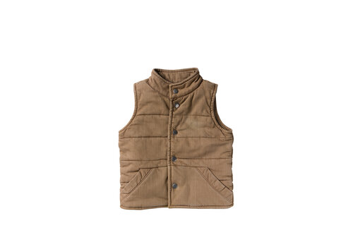 Your Wishes Your Wishes Stretch Twill | Bodywarmer Chai Your Wishes Your Wishes Stretch Twill | Bodywarmer Chai