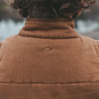 Your Wishes Stretch Twill | Bodywarmer Chai