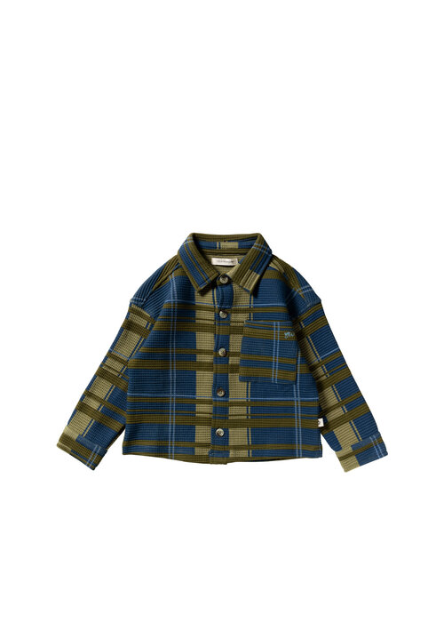 Your Wishes Your Wishes Waffle Check | Relaxed Longsleeve Olive Branch