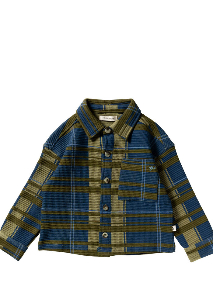 Your Wishes Waffle Check | Relaxed Longsleeve Olive Branch