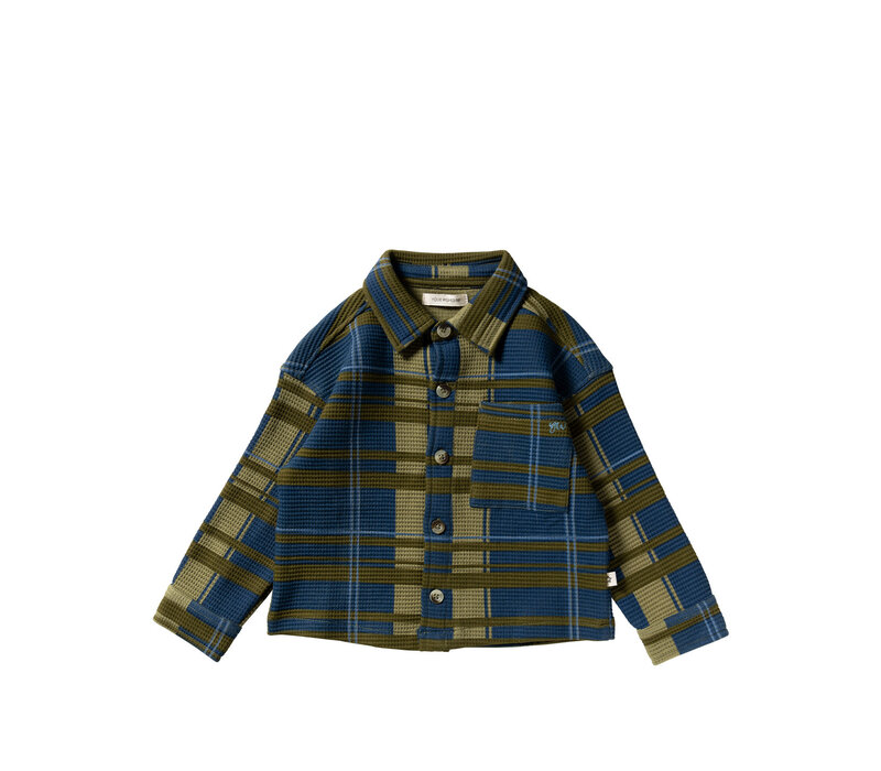 Your Wishes Waffle Check | Relaxed Longsleeve Olive Branch