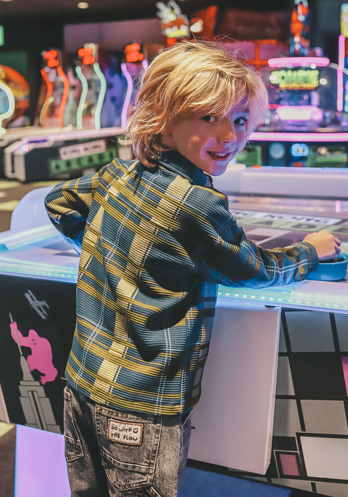 Your Wishes Waffle Check | Relaxed Longsleeve Olive Branch