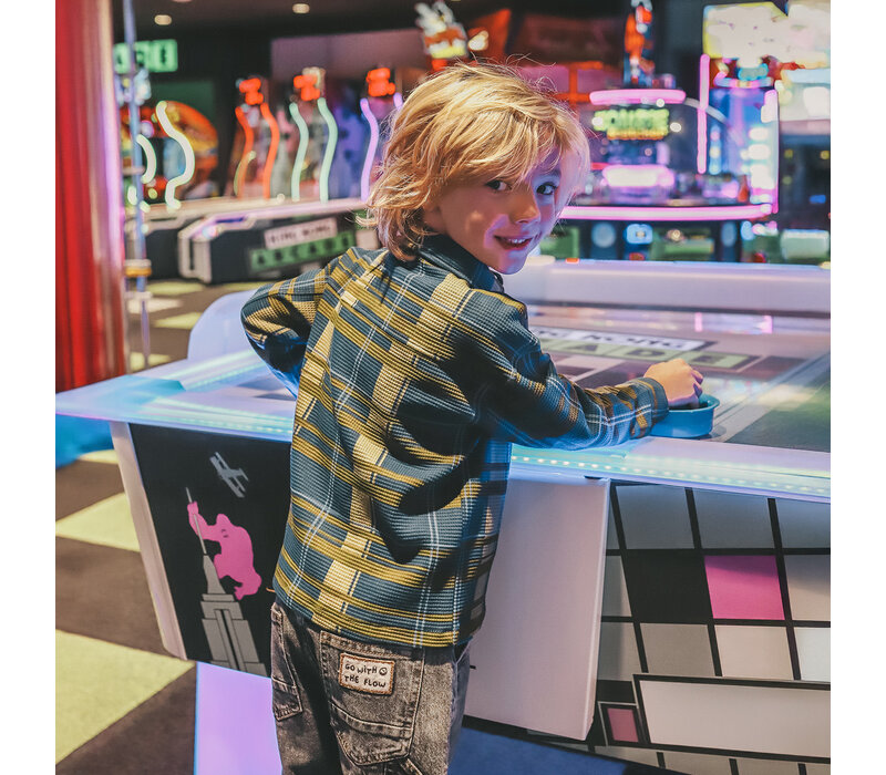 Your Wishes Waffle Check | Relaxed Longsleeve Olive Branch