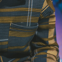 Your Wishes Waffle Check | Relaxed Longsleeve Olive Branch