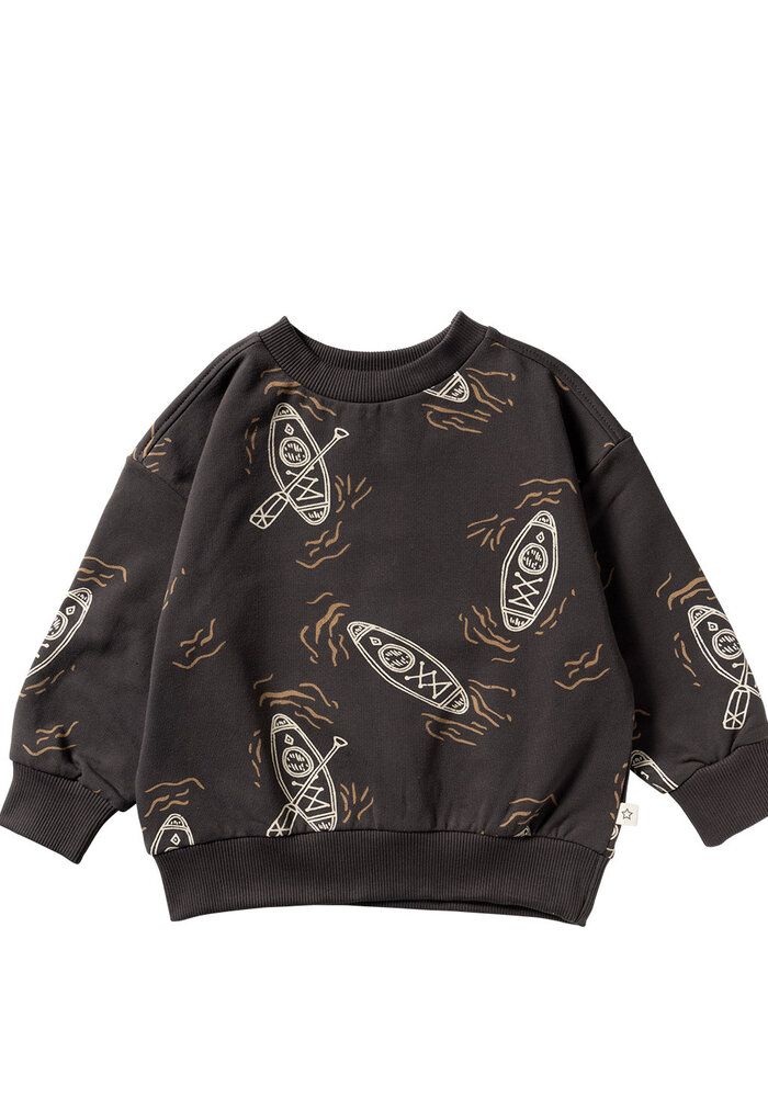 Your Wishes Canoe | Relaxed Sweater Raven