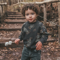 Your Wishes Canoe | Relaxed Sweater Raven