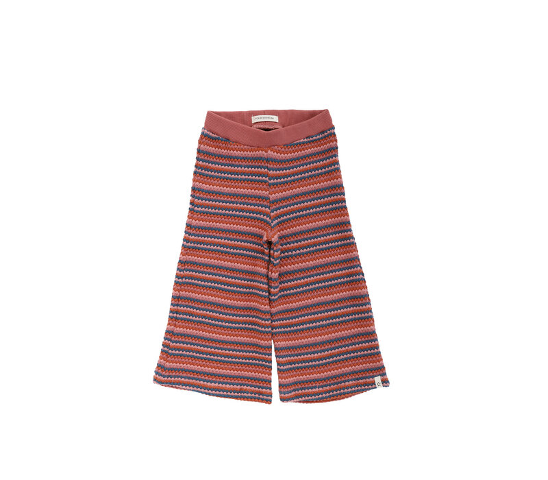 Your Wishes Fade Bubble Knit | Wide Leg Pants Multicolor