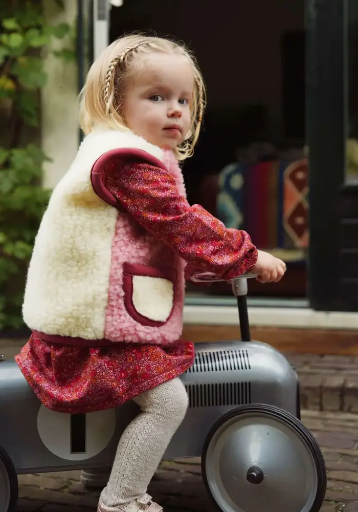 We Are Wovens Bodywarmer Red Velvet