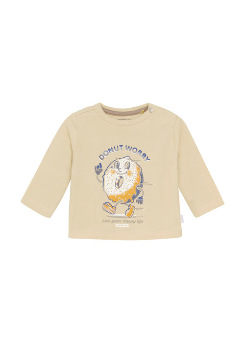 Noppies Noppies Boys Tee Sabelli long sleeve Sand