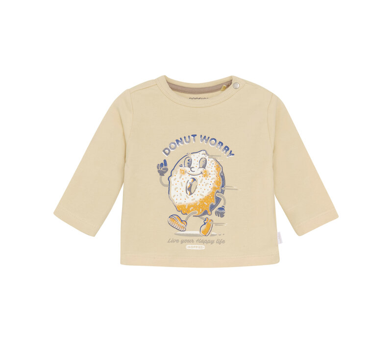 Noppies Boys Tee Sabelli long sleeve Sand