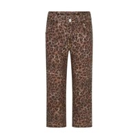 The New Chapter Riley denim leopard pants Leopard