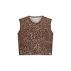 The New Chapter Claes denim leoprd gilet Leopard