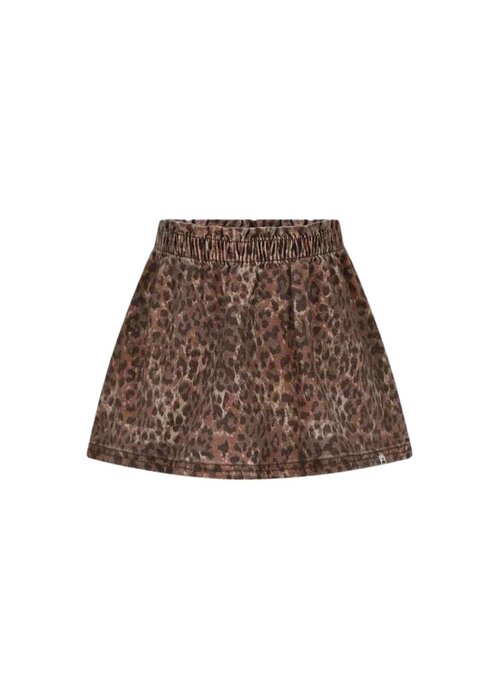 The New Chapter The New Chapter Rosie denim leopard skirt Leopard