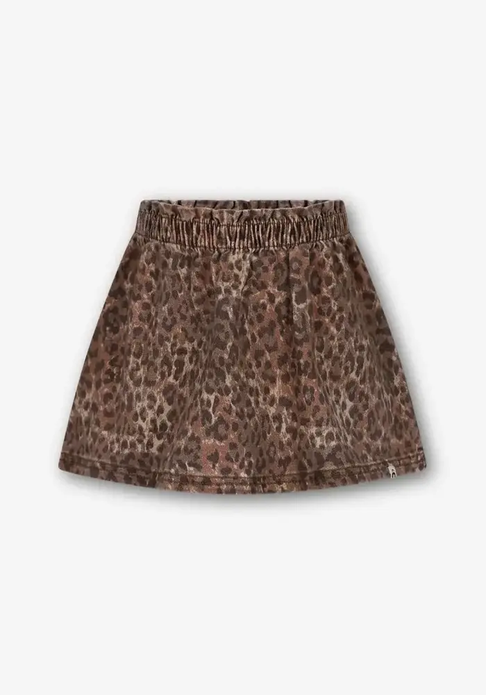 The New Chapter Rosie denim leopard skirt Leopard
