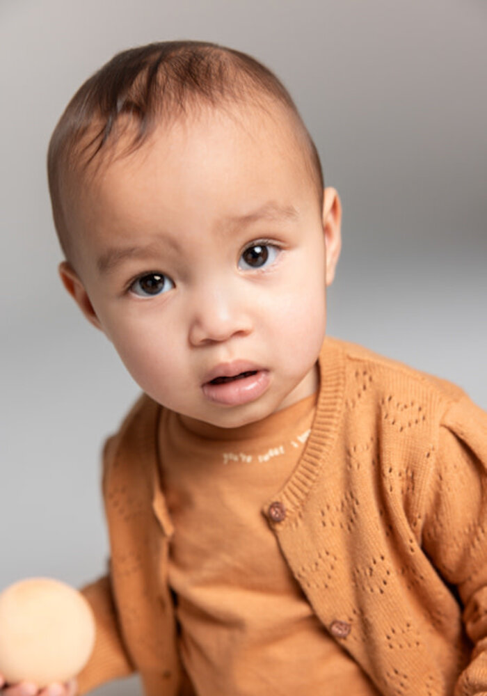 Noppies Girls Tee Tacony long sleeve Brown