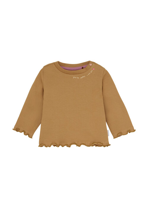 Noppies Noppies Girls Tee Tacony long sleeve Brown