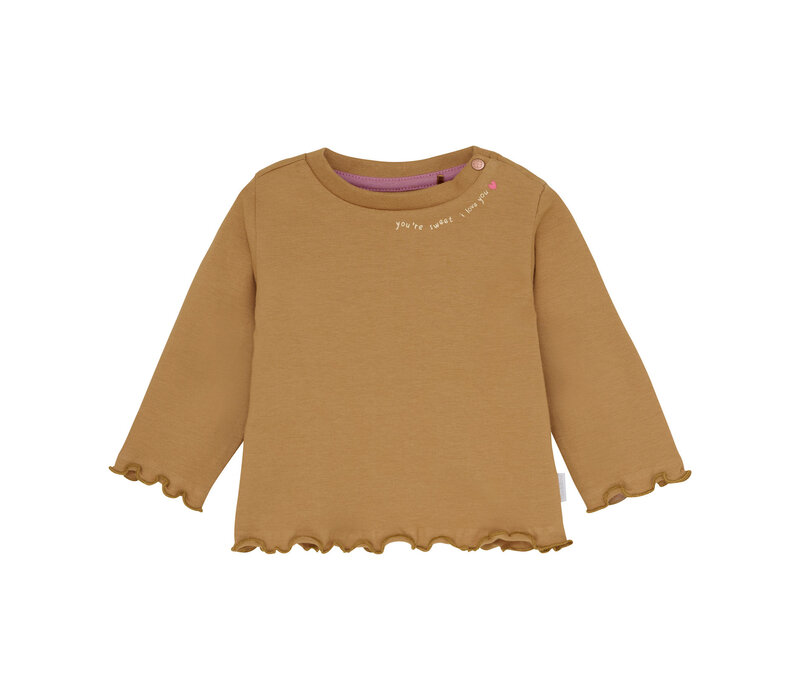 Noppies Girls Tee Tacony long sleeve Brown