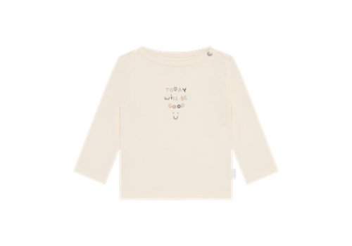 Noppies Noppies Unisex Tee Sealy long sleeve White