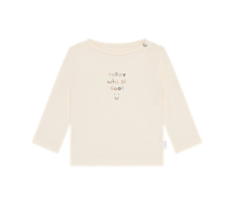 Noppies Unisex Tee Sealy long sleeve White