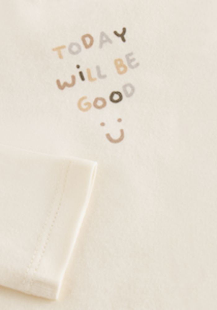 Noppies Unisex Tee Sealy long sleeve White